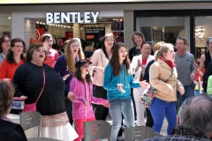 Bucket List Mall Display and Flash Mob 2014