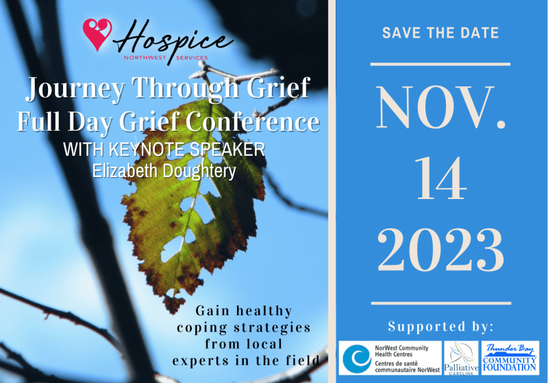 GRIEF CONFERENCE Save The Date Postcard